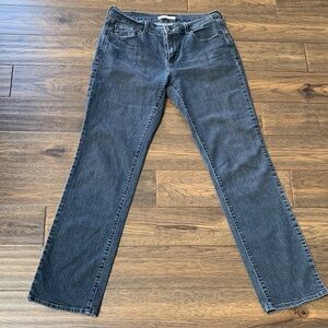 Levi's Women's Charcoal Boot Cut Jeans. Pre-owned. 505 Straight. Size:10.